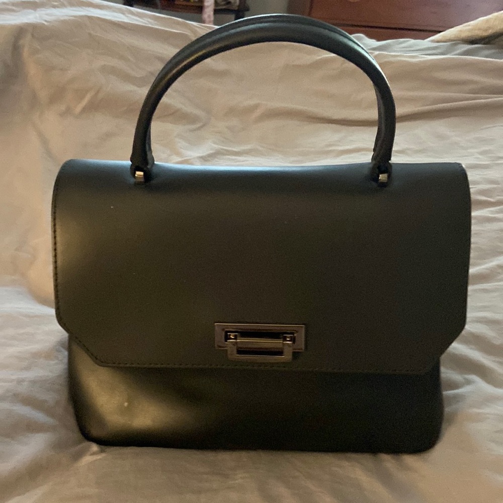 Luana Ferracuti Italian Leather Handle Satchel Bag